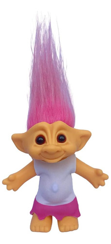 Muñeca Troll De La Buena Suerte 7  (incluye Pelos) Figura De