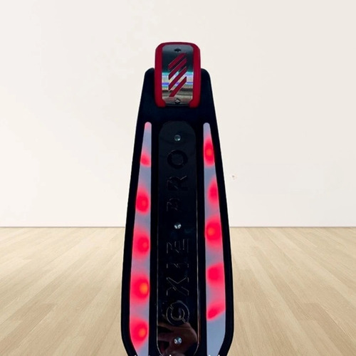 Scooter Para Niñas Musical Luces Casco Rodilleras Y Coderas