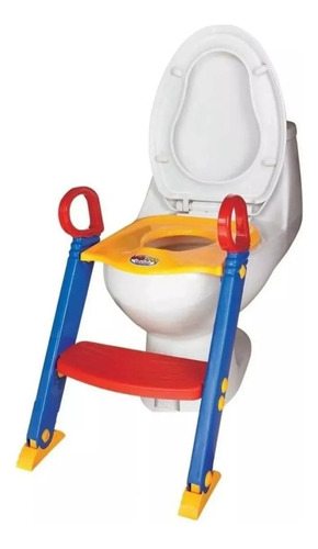 Asiento Adaptador Escalera Inodoro Wc Para Niños Acolchado