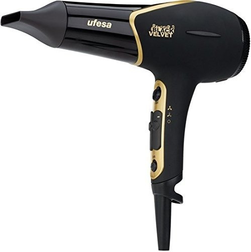 Secador Pelo Profesional Ufesa Black Velvet 2000w Sc8400 Ebz