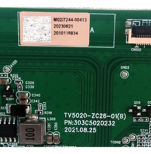 T-con Jvc 515c5020m02 303c5020232 Lt-50maw625 (Usado)