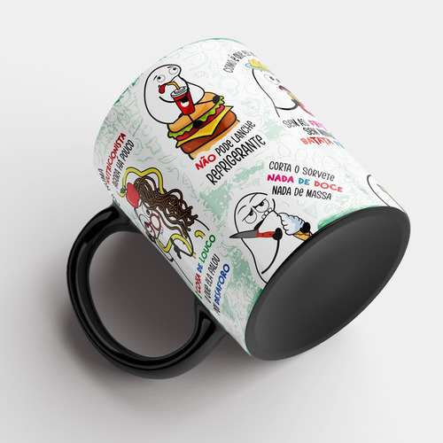 Arte Caneca Fui Numa Nutricionista Agora A Pouco - Paródia