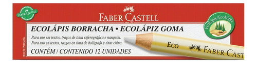 Lápis Borracha Faber-castell - Cx C/ 12 Un