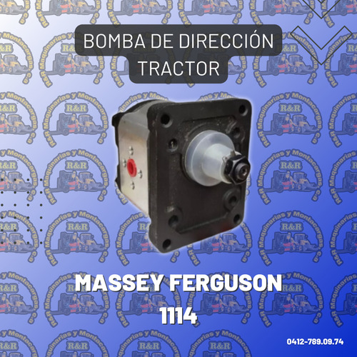 Bomba De Dirección Tractor Massey Ferguson 1114