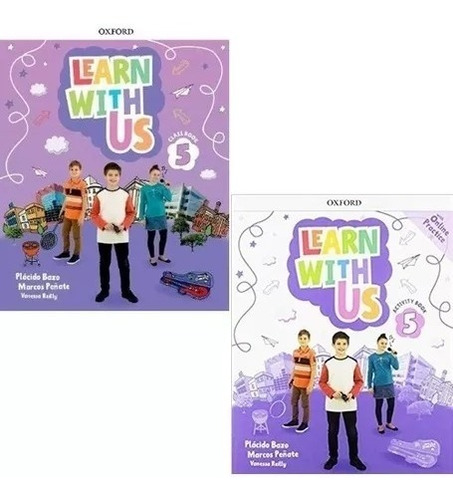 Learn With Us! 5  - Activity Book + Class Book - Oxford 