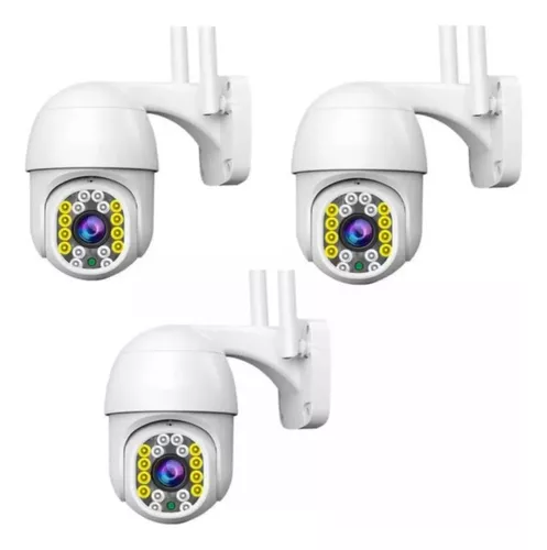 Camara Ip Wifi Exterior 1080p Inalambrica Hd / Pack X3