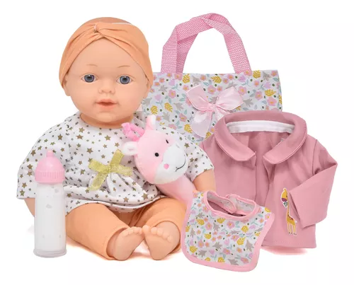 Gift Boutique Muñeca de bebé con accesorios de juguete, botella mágica de  leche que desaparece de 13 pulgadas, muñeca de bebé de cuerpo suave con