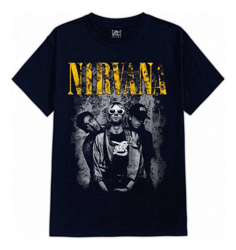 Nirvana Grunge Integrantes Rock Polera Dtf