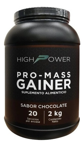 Pro Mass Gainer Suplemento High Power Chocolate 2kg