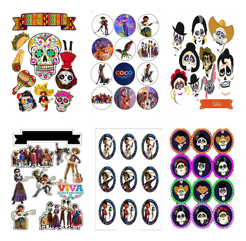 Kit Imprimible Stickers 555 Jpg Disney - Planchas Y Sueltos