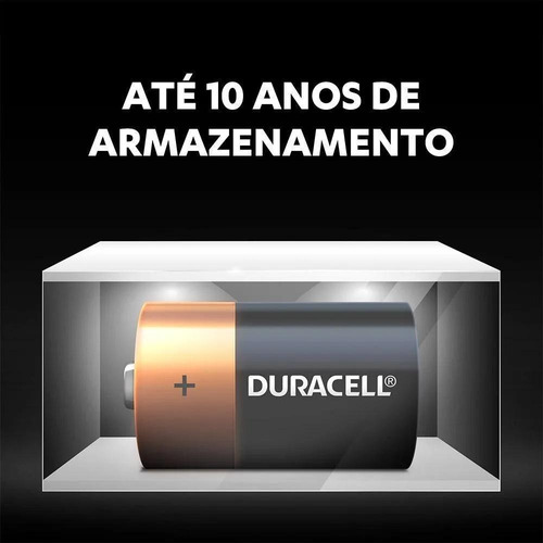 Pilhas Grande D Duracell Alcalina Lr20 - Kit 6