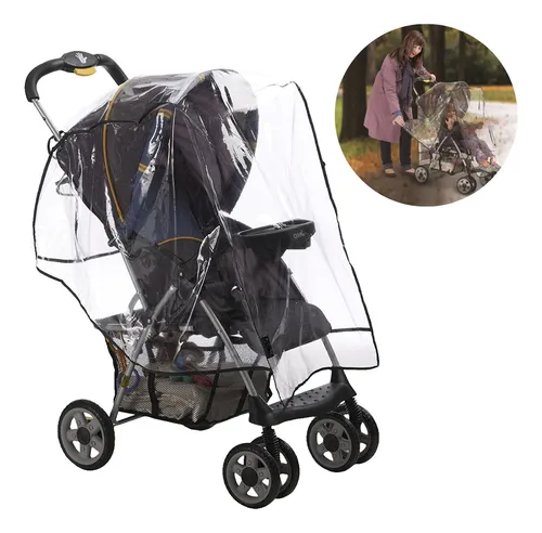 Cobertor Capota Protector Cubre Cochecito Bebé Lluvia Viento