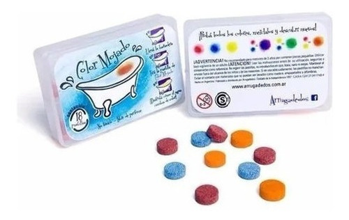 Color Mojado En Caja X18 Pastillas- Giro Didactico