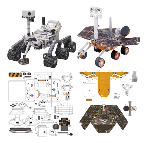 Mars Rover Curiosity Escala 1:20 - Papercraft (envio X Mail)