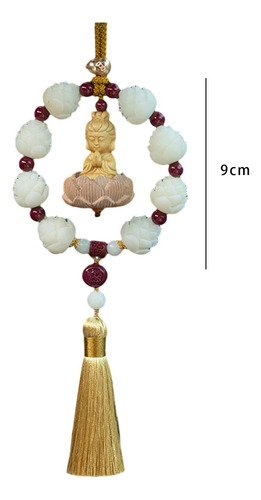 Colgante Para Espejo Retrovisor De Coche, Adorno Con Guanyin