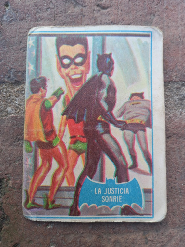 Figurita Batman Tarjeta Año 1966 N.70