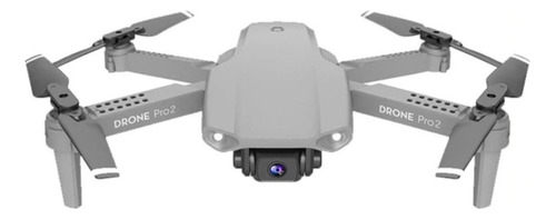 Mini drone LSKJ E99 Pro2 Single camera con cámara FullHD gray 1 batería