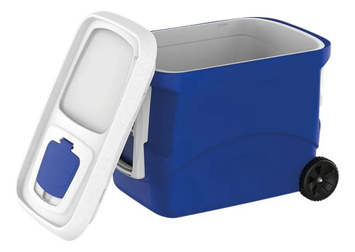 Cooler Caixa Grande Térmica Bebidas 50 Lts Soprano Com Rodas