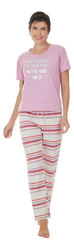 Pijama Mujer Tops & Bottoms Modelo 20369