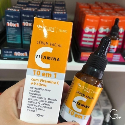 Imagen 3 de 3 de Serúm Facial Con Vitamina C, Vitamina E 10 En 1 Max Love