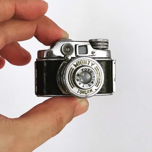 Rara Mini Câmera Fotográfica Toko P.w Mighty Japão Anos 40