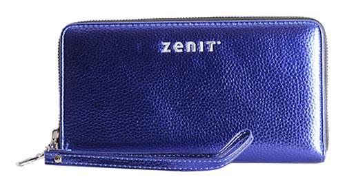 Billetera Dama Mujer Con Cierre Metalizada - Zenit