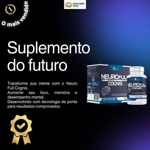 Neuroful Cognis Suplemento P/ Foco/tdah/concentração Sem Sabor