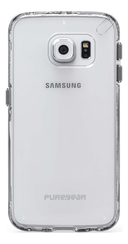 Case Transparente Delgado Puregear Slim  Para Galaxy S6 Edge