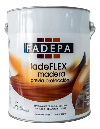 Impregnante Para Madera 20 Litros Natural Fadepa