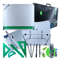 Comprar Kit Tablero Dibujo  Pizzini 40x50 6 Posiciones + Articulos