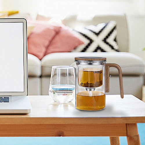 Conjunto De Chá Rodless Lazy Tea Cup Copo De Separação De Ág