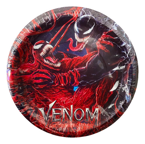 Personaje A Elegir 50 Vasos 50 Platos Desechables Fiesta Multicolor Personaje Venom