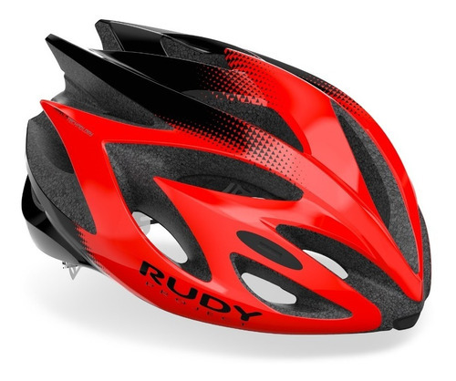 Casco De Bicicleta Rudy Project Rush - Solo Bici Color Red Black Shiny Talle L