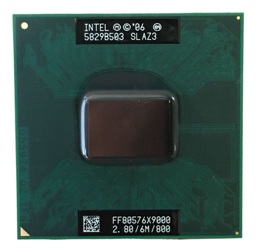 Processador Para Laptop Core 2 X9000 Cpu Slaqj Slaz3