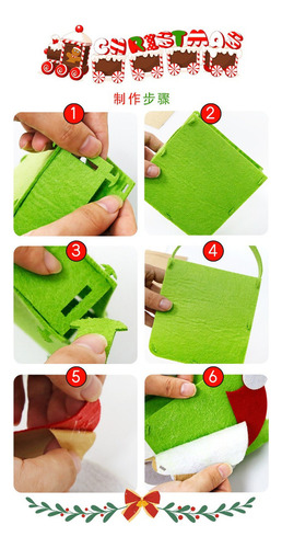 ..bolsa De Regalo De Navidad Diy Bolsa De Navidad×10