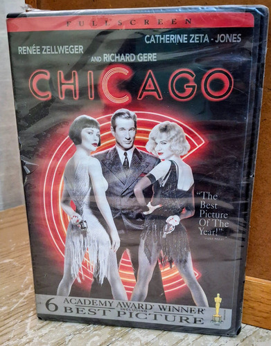 Chicago: Richard Gere/catherine Zeta-jones, Dvd Original (Usado)