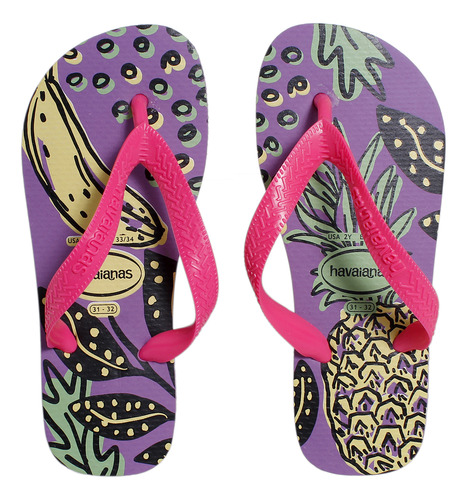 Ojotas Havaianas Kids Top Fashion Niña Vi Rf Tienda Oficial