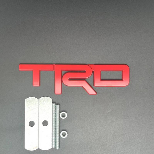 Emblema Trd Rojo Parrilla Toyota Tacoma Tundra Hilux Rav4 Fj