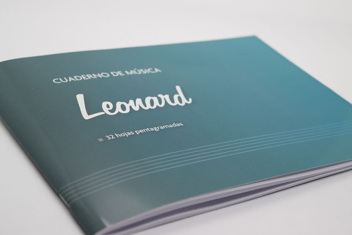 Leonard Lnd32 Cuaderno Pentagramado De 32 Hojas