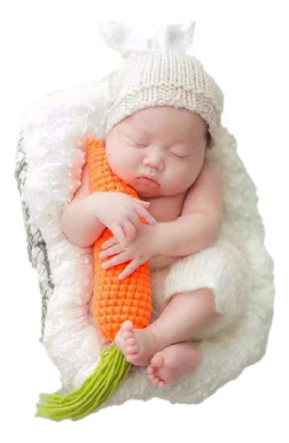 Disfraz Tejido A Crochet Para Bebes Recien Nacidos. Sombrero