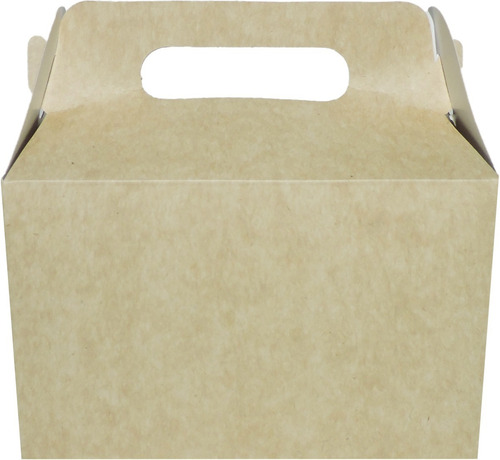 Imagen 4 de 4 de Cajita Feliz Cfz2 X 10u Packaging Blanco Madera