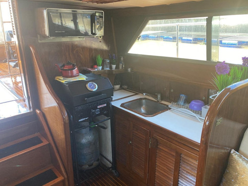 Imagen 9 de 10 de Barco Clásico Amat 40 Con 2 Perkin 354 Turbo Ingleses 170hp