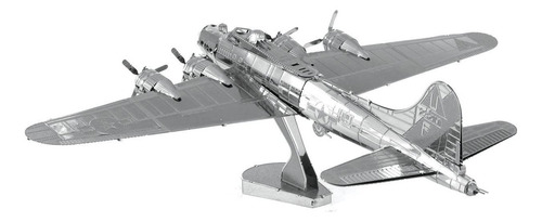 El Rompecabezas 3d De Metal Avioneta B17 Flying Fortress