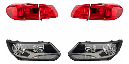 Set Calaveras + Faros Depo Volkswagen Tiguan 2012-2014