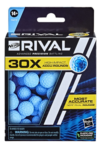 Nerf Rival Refill Repuesto B1589 Hasbro Dardos Pelotas Armas