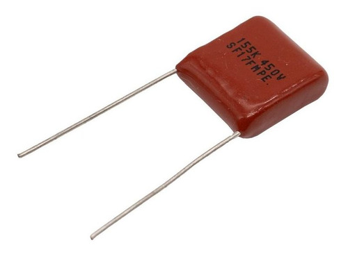 10 Pzas Capacitor De Poliéster 1.5 Uf 450v 155j