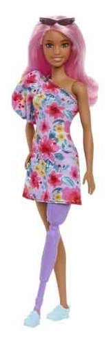 Muñeca Barbie Fashionista 189 Con Prótesis De Pierna