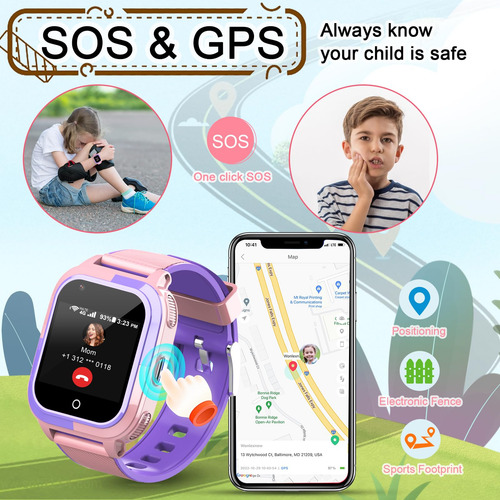 Niños Wonlex Reloj Inteligente Con Tarjeta De Sim, 4g Lkc2d