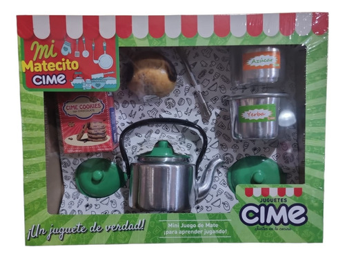 Mi Matecito Juego Mate Aluminio Cime Original Juguete Jretro