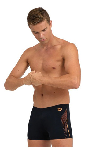 Malla Arena Short Swim Graphic Hombre Boxer Natacion Olivos